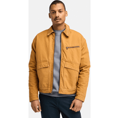 Timberland Strafford Washed Canvas Insulated Jacket for Men in Yellow, Man, Yellow