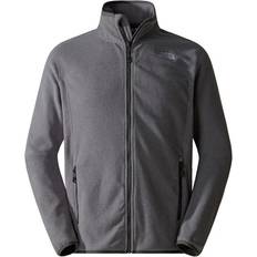 The North Face 100 Glacier Full-Zip Fleece - Harmaa/Musta/Valkoinen