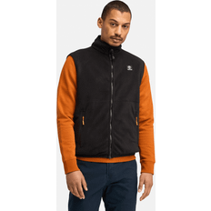 Timberland Polar Fleece Gilet Vest for Men in Black, Man, Black, Men Apparel Vests Outdoor Style