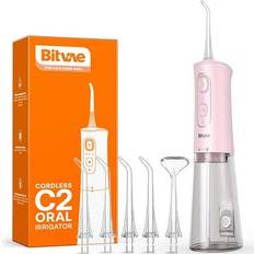 Electric Toothbrushes & Irrigators Bitvae Sold by: Trendy Mall, Portable Oral Irrigator Waterproof USB Oral Teeth Cleaner Water Picks 6 Tips 3 Modes IPX7 Waterproof