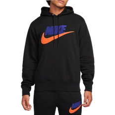 Nike store classic fleece pullover hoodie, Lobster/Magic Ember