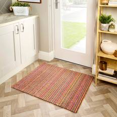 Stripes Entrance Mats Dunelm Marvel Cotton Stripe Doormat MultiColoured