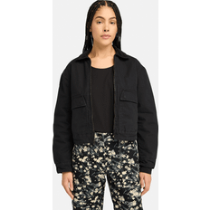 Timberland Women Outerwear Timberland Strafford Quilted Washed Canvas Jacket - Black