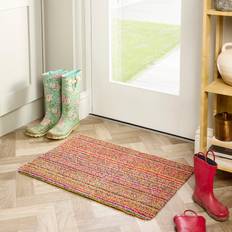 Stripes Entrance Mats Dunelm Marvel Cotton Stripe Doormat MultiColoured