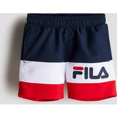 Fila Badetøj Fila Badeshorts Langula Black Iris/Bright White/True Red 5-6 år 110-116 Badetøj