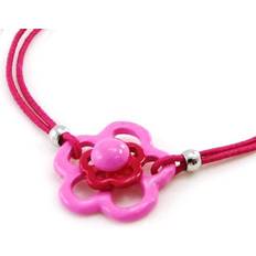 [I9952] Designer bracelet 'Marguerite' red pink