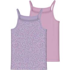 Name It Girl's Tank Top 2-pack - Pastel Lilac (13232983)