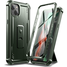 for apple iphone 14 plus case, [built in screen protector and kickstand]
