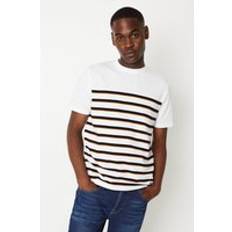 Clothing Burton Classic Stripe Pique T-shirt White