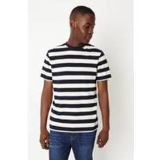 Clothing Burton Wide Stripe Pique T-shirt Navy