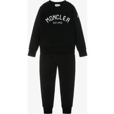 Moncler Tracksuits Moncler Moncler Enfant Boys Black Cotton Jersey Tracksuit