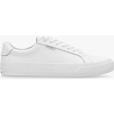 Mens Amos Trainer In White 11, Colour: White Fabric