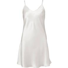 Dame Natkjoler Lady Avenue Silk Satin Nightgown Ivory