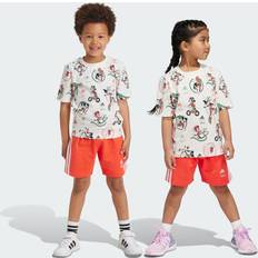 Mickey Mouse Vêtements pour enfants Adidas Disney Mickey Mouse Tee Set - Off White/Multicolor