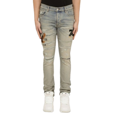 Amiri Pants & Shorts Amiri Varsity Eagle Logo Jeans - Indigo Antico