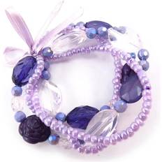 Purple Bracelets Les Trésors de Lily [J7231] Purple 'Scarlett' Designer Bracelet