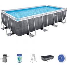 PVC Piscines Hors Sol Bestway Powersteel Rectangular Pool Set 4.88x2.44x1.22m