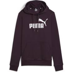 Morado - Mujer Suéteres Puma Essentials Logo FL Berenjena - Blanco