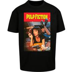 T-shirt för män Pulp Fiction affisch oversize te, överdimensionerad passform, bomull 100% XL, svart