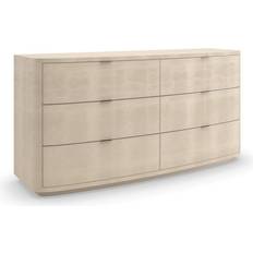 Beige Chest of Drawers Caracole Classic Double Dresser Ivory Chest of Drawer 68x34"