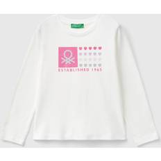 United Colors of Benetton Organic T-shirt With Glittery Print, 18-24, Kids