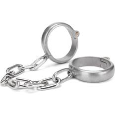 Red Heavy Duty Hand Cuffs Silver silver