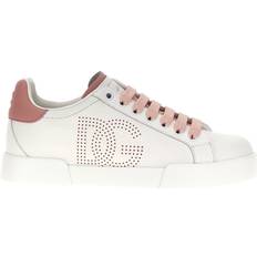 Dolce & Gabbana Pink Sneakers Dolce & Gabbana Calfskin Portofino Sneakers