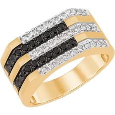 Homme - Or Bagues Bloomingdale's Multirow Ring - Gold/Diamonds