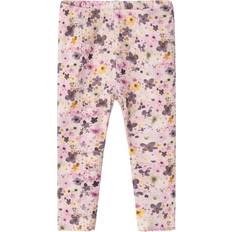 Floral Children's Clothing Name It Printed Leggings - Festival Bloom