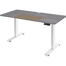 Costway Electric Height Standing Function-Grey Writing Desk