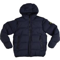 Stone Island Barneklær Stone Island Navy Blue Real Dunjakke år