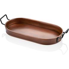 Rozi The mia copper oval Serving Tray