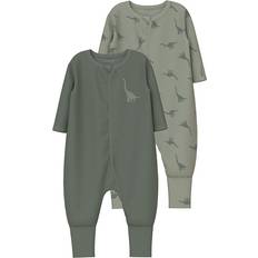 9-12M Prendas de noche Name It Nightsuit 2-pack - Agave Green (13232745)