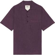 Lin Polos Oas Girona Linen Polo in Purple. L, M, XL/1X