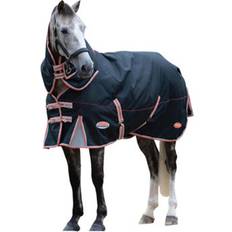 Equestrian Weatherbeeta Weatherbeeta Comfitec Premier Therapy Tec Ach-A-Neck Turnout Rug Black/silver/red 5Ft 6 One