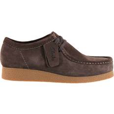 Clarks WallabeeEvo Läderskor Karta Före Nyckelband - Brun