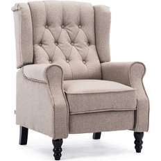 Armrests - Wing Chairs Armchairs Althorpe Linen Pumice Armchair 105cm