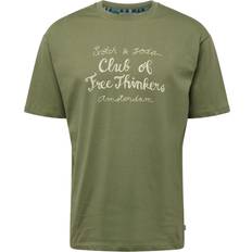 Scotch & Soda Clothing Scotch & Soda Men's Relaxed-Fit Artwork T-Shirt GREEN IVY 2X-Large