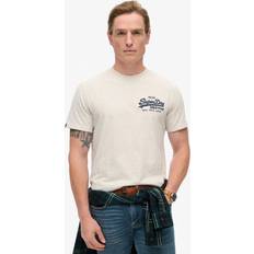 Superdry T-shirts Superdry Classic VL Graphic T Shirt - Cream