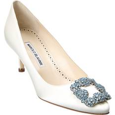 Manolo Blahnik Manolo Blahnik Hangisi Bridal Satin Pump