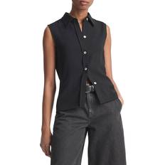 Buttoned top - black (UK 6)