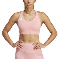 BH-er adidas Adizero Essentials Run Sports Bra Support Pink 2XS Woman