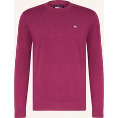 Man - Roze Spijkerbroeken Tommy Jeans Essential Trui - Bessen/Rood/Offwhite