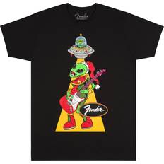 Fender Ugly Christmas Alien T-Shirt, Black, Black