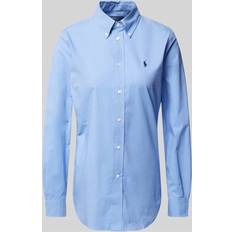 Polo Ralph Lauren Bluser Polo Ralph Lauren Slim-Fit Stretch Bomuldsskjorte - Blue