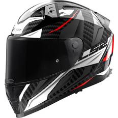 LS2 FF811 Vectror II Carbon Savage Helm, weiss-carbon, Größe Erwachsene, Herren
