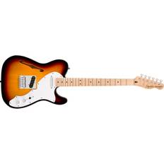 Squier Affinity Series Telecaster Thinline, 3 Colour Sunburst Electric Guitar