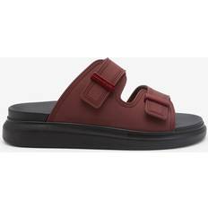 サンダル・ミュール alexander mcqueen SLIPPER (676731WLEL1 2599) Alexander McQueen Slippers and Clogs Men Rubber Black/White
