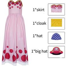 Dinamr One Charlotte Piece Linlin Cosplay Costume Anime Peripheral Outfit Fiber Fabric