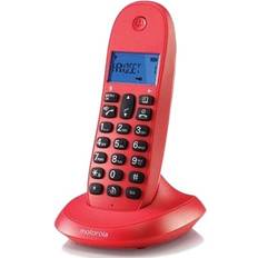 Motorola Dect Digital C1001 Wireless Landline Phone Rot One Size EU Plug